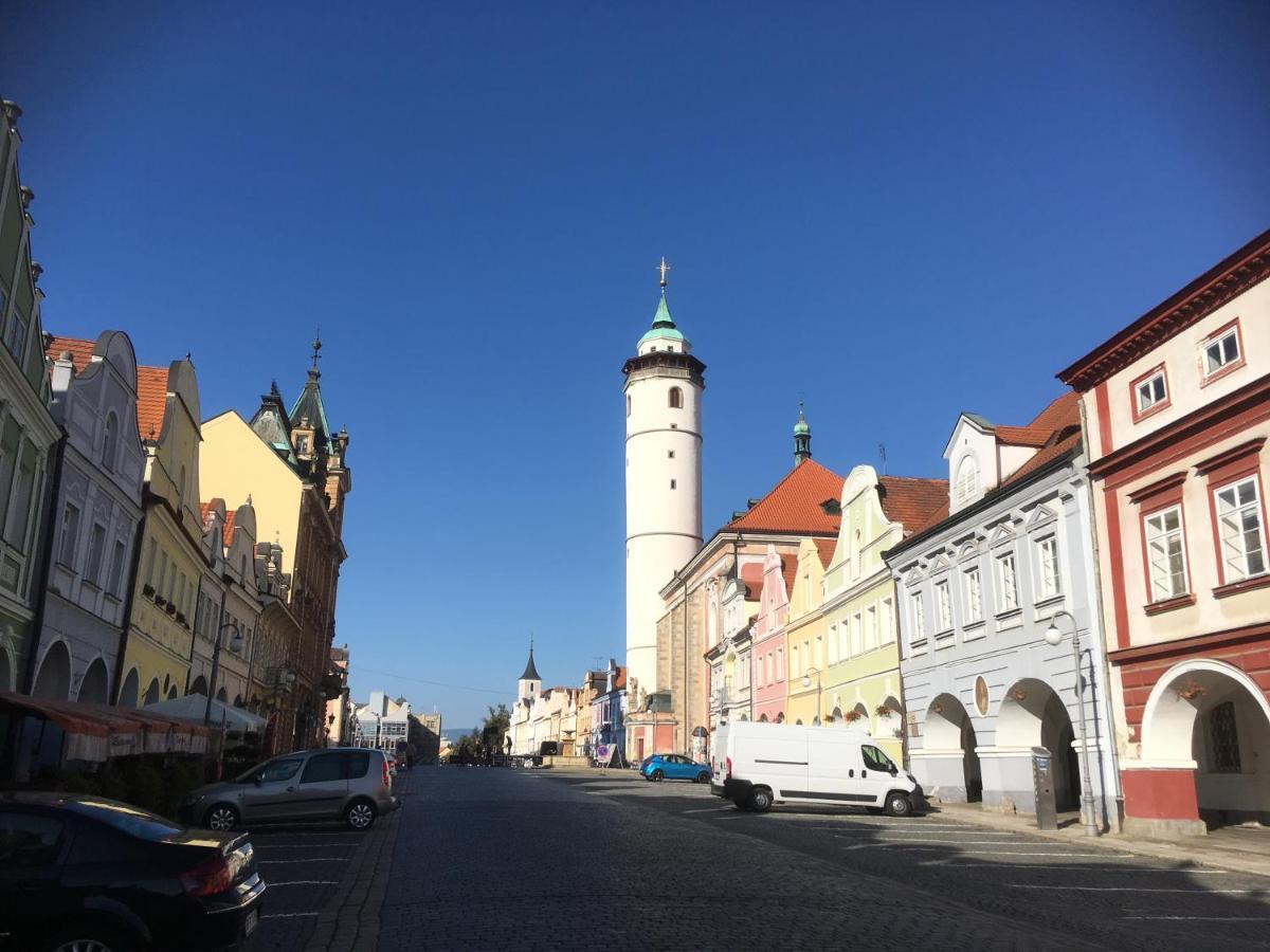 Centrum Tiffany Pension Domažlice Eksteriør billede